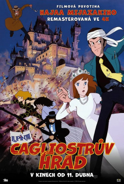 Český plakát filmu Lupin III: Cagliostrův hrad / Rupan sansei: Kariosutoro no shiro